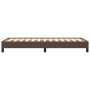 Estructura de cama de cuero sintético marrón 90x200 cm de vidaXL, Camas y somieres - Ref: Foro24-346883, Precio: 90,02 €, Des...