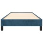 Blue velvet bed frame 90x190 cm by vidaXL, Beds and slatted bases - Ref: Foro24-346950, Price: 86,88 €, Discount: %