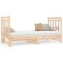 Removable sofa bed solid pine wood 2x(90x190) cm by vidaXL, Beds and slatted bases - Ref: Foro24-3124772, Price: 171,65 €, Di...