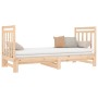 Removable sofa bed solid pine wood 2x(90x190) cm by vidaXL, Beds and slatted bases - Ref: Foro24-3124772, Price: 171,65 €, Di...