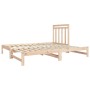 Sofá cama extraíble madera maciza de pino 2x(90x190) cm de vidaXL, Camas y somieres - Ref: Foro24-3124757, Precio: 142,76 €, ...