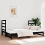 Removable sofa bed solid black pine wood 2x(90x190) cm by vidaXL, Beds and slatted bases - Ref: Foro24-3124766, Price: 190,66...