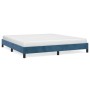 Estructura de cama de terciopelo azul 160x200 cm de vidaXL, Camas y somieres - Ref: Foro24-346986, Precio: 99,38 €, Descuento: %