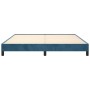 Estructura de cama de terciopelo azul 160x200 cm de vidaXL, Camas y somieres - Ref: Foro24-346986, Precio: 99,38 €, Descuento: %