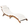 Sun loungers with cushions 2 pcs solid acacia wood cream white by vidaXL, Loungers - Ref: Foro24-3155473, Price: 311,44 €, Di...