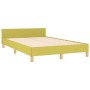 Bed frame with green fabric headboard 120x200 cm by vidaXL, Beds and slatted bases - Ref: Foro24-3124886, Price: 162,61 €, Di...