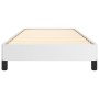 Estructura de cama de cuero sintético blanco 90x200 cm de vidaXL, Camas y somieres - Ref: Foro24-346881, Precio: 73,07 €, Des...