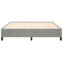 Light gray velvet bed frame 160x200 cm by vidaXL, Beds and slatted bases - Ref: Foro24-347330, Price: 140,72 €, Discount: %