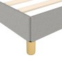 Bed frame with headboard light gray fabric 180x200 cm by vidaXL, Beds and slatted bases - Ref: Foro24-3125397, Price: 225,75 ...