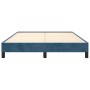 Estructura de cama de terciopelo azul 140x190 cm de vidaXL, Camas y somieres - Ref: Foro24-346974, Precio: 105,71 €, Descuent...