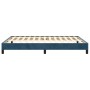 Estructura de cama de terciopelo azul 140x190 cm de vidaXL, Camas y somieres - Ref: Foro24-346974, Precio: 105,71 €, Descuent...