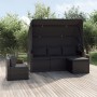 4-piece garden sofa set with black synthetic rattan cushions by vidaXL, Garden sets - Ref: Foro24-3186648, Price: 419,58 €, D...