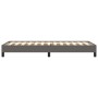 Estructura de cama cuero sintético gris 90x190 cm de vidaXL, Camas y somieres - Ref: Foro24-346878, Precio: 86,95 €, Descuent...