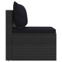 4-piece garden sofa set with black synthetic rattan cushions by vidaXL, Garden sets - Ref: Foro24-3186648, Price: 419,58 €, D...