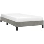 Light gray velvet bed frame 80x200 cm by vidaXL, Beds and slatted bases - Ref: Foro24-346940, Price: 82,23 €, Discount: %