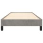 Light gray velvet bed frame 80x200 cm by vidaXL, Beds and slatted bases - Ref: Foro24-346940, Price: 82,23 €, Discount: %