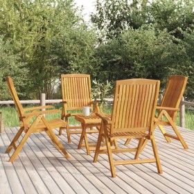 Gartenmöbel-Set 5-teilig aus massivem Teakholz von vidaXL, Gartensets - Ref: Foro24-3187812, Preis: 616,48 €, Rabatt: %