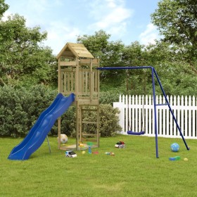 Spielplatz im Freien imprägniertes Kiefernholz von vidaXL, Schaukeln und Spielgeräte - Ref: Foro24-3156951, Preis: 349,99 €, ...