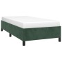 Estructura de cama de terciopelo verde 100x200 cm de vidaXL, Camas y somieres - Ref: Foro24-347309, Precio: 102,63 €, Descuen...