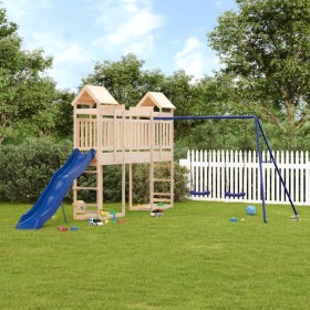 Spielplatz im Freien aus massivem Kiefernholz von vidaXL, Schaukeln und Spielgeräte - Ref: Foro24-3156955, Preis: 662,99 €, R...