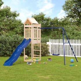 Spielplatz im Freien aus massivem Kiefernholz von vidaXL, Schaukeln und Spielgeräte - Ref: Foro24-3156949, Preis: 321,99 €, R...