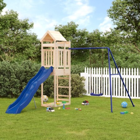 Solid pine wood outdoor playground by vidaXL, Swings and play structures - Ref: Foro24-3156949, Price: 321,99 €, Discount: %