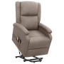 Liftable massage chair taupe gray fabric by vidaXL, Electric massage chairs - Ref: Foro24-329717, Price: 403,63 €, Discount: %