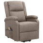 Liftable massage chair taupe gray fabric by vidaXL, Electric massage chairs - Ref: Foro24-329717, Price: 403,63 €, Discount: %