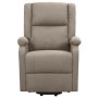 Liftable massage chair taupe gray fabric by vidaXL, Electric massage chairs - Ref: Foro24-329717, Price: 403,63 €, Discount: %