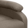 Liftable massage chair taupe gray fabric by vidaXL, Electric massage chairs - Ref: Foro24-329717, Price: 403,63 €, Discount: %