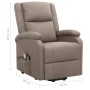 Liftable massage chair taupe gray fabric by vidaXL, Electric massage chairs - Ref: Foro24-329717, Price: 403,63 €, Discount: %