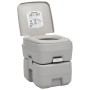 Portable camping toilet gray 20 + 10 L by vidaXL, Urinals and portable toilets - Ref: Foro24-30137, Price: 105,88 €, Discount: %