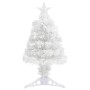 Künstlicher Weihnachtsbaum mit faseroptischen Lichtern weiß 64 cm von vidaXL, Weihnachtsbäume - Ref: Foro24-328448, Preis: 28...