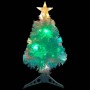 Artificial Christmas tree with white fiber optic lights 64 cm by vidaXL, Christmas trees - Ref: Foro24-328448, Price: 26,06 €...