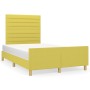 Bed frame with green fabric headboard 120x200 cm by vidaXL, Beds and slatted bases - Ref: Foro24-3125129, Price: 174,80 €, Di...