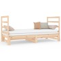 Sofá cama extraíble madera maciza de pino 2x(90x190) cm de vidaXL, Camas y somieres - Ref: Foro24-3124762, Precio: 161,64 €, ...