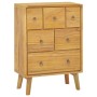 Solid teak wood dresser 56x30x80 cm by vidaXL, Drawers - Ref: Foro24-340737, Price: 226,97 €, Discount: %