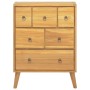 Solid teak wood dresser 56x30x80 cm by vidaXL, Drawers - Ref: Foro24-340737, Price: 226,97 €, Discount: %