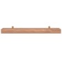 Wall shelves 2 units solid teak wood 110x15x4 cm by vidaXL, Shelves and shelves - Ref: Foro24-340757, Price: 60,31 €, Discoun...