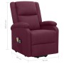 Sillón de masaje elevable tela morado de vidaXL, Sillones de masaje eléctricos - Ref: Foro24-329716, Precio: 406,99 €, Descue...