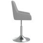 Light gray fabric swivel dining chair by vidaXL, dining chairs - Ref: Foro24-3085127, Price: 83,96 €, Discount: %