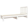 Solid white pine wood pull-out sofa bed 2x(90x190) cm by vidaXL, Beds and slatted bases - Ref: Foro24-3124753, Price: 171,94 ...