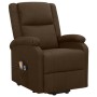 Dark Brown Fabric Liftable Massage Chair by vidaXL, Electric massage chairs - Ref: Foro24-329714, Price: 392,16 €, Discount: %