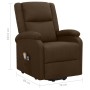 Dark Brown Fabric Liftable Massage Chair by vidaXL, Electric massage chairs - Ref: Foro24-329714, Price: 392,16 €, Discount: %