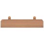 Wall shelves 2 units solid teak wood 40x15x4 cm by vidaXL, Shelves and shelves - Ref: Foro24-340754, Price: 28,89 €, Discount: %