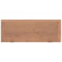 Wall shelves 2 units solid teak wood 40x15x4 cm by vidaXL, Shelves and shelves - Ref: Foro24-340754, Price: 28,89 €, Discount: %