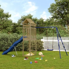 Spielplatz im Freien aus imprägniertem Kiefernholz von vidaXL, Schaukeln und Spielgeräte - Ref: Foro24-3156963, Preis: 347,99...