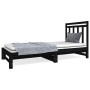 Sofá cama extraíble madera maciza de pino negro 2x(90x190) cm de vidaXL, Camas y somieres - Ref: Foro24-3124761, Precio: 171,...