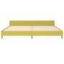 Bed frame with green fabric headboard 200x200 cm by vidaXL, Beds and slatted bases - Ref: Foro24-347446, Price: 116,43 €, Dis...