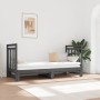 Removable sofa bed solid gray pine wood 2x(90x190) cm by vidaXL, Beds and slatted bases - Ref: Foro24-3124774, Price: 194,40 ...